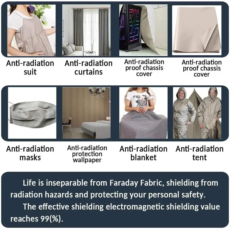 Enhanced High-Shielding Anti-Radiation & RFID Blocking Conductive Fabric for Protection and Lining