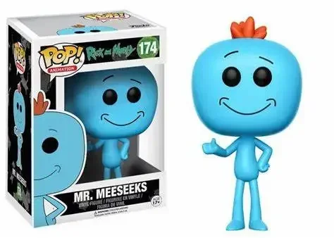 thumbnail image 5 of Figura de animación Funko Pop Rick, muñecos de vinilo, Morty armado, n.° 172, n.° 173, MR. MEESEEKS, coleccionables, juguetes de regalo, 5 of 5