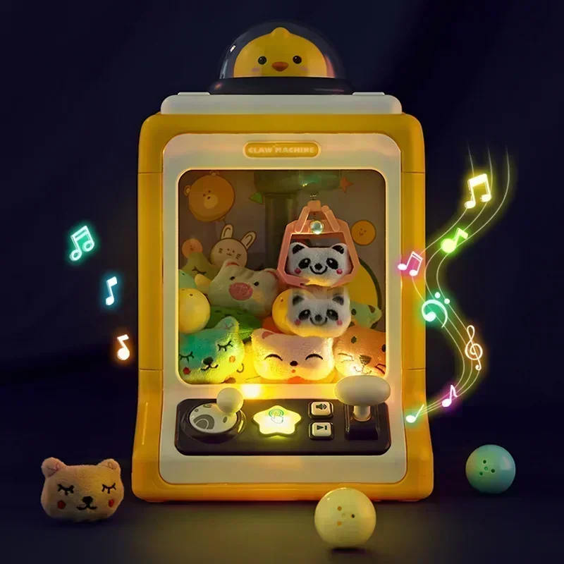Automatic Doll DIY Machine Children Coin Operated Game Mini Games Game Claw Machine Claw Crane Machines Music Doll for C