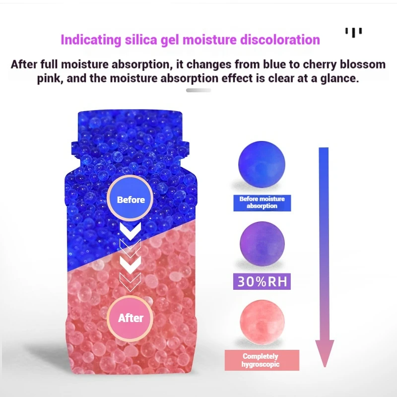 1box Reusable Desiccant Silica Gel Beads Moisture Absorber Electronic Product Desiccant Moisture Absorber Ball Dehumidifie 4