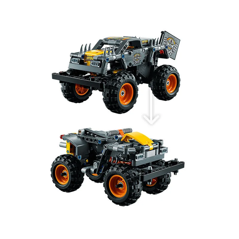 Building Toy Set Building Block Toys Pull Back Car Toys 42118-42150 2 in 1 Building Blocks Set For Children