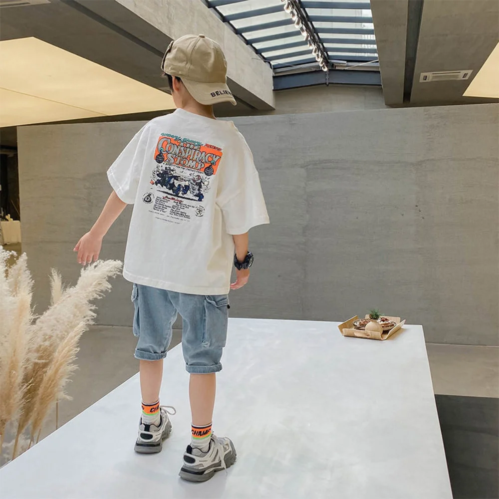 T-shirt For Boys Baby boy Clothes Short-sleeve Tee Children Top T shirt For Summer Toddler Child Kids Clothes New Arrival 2