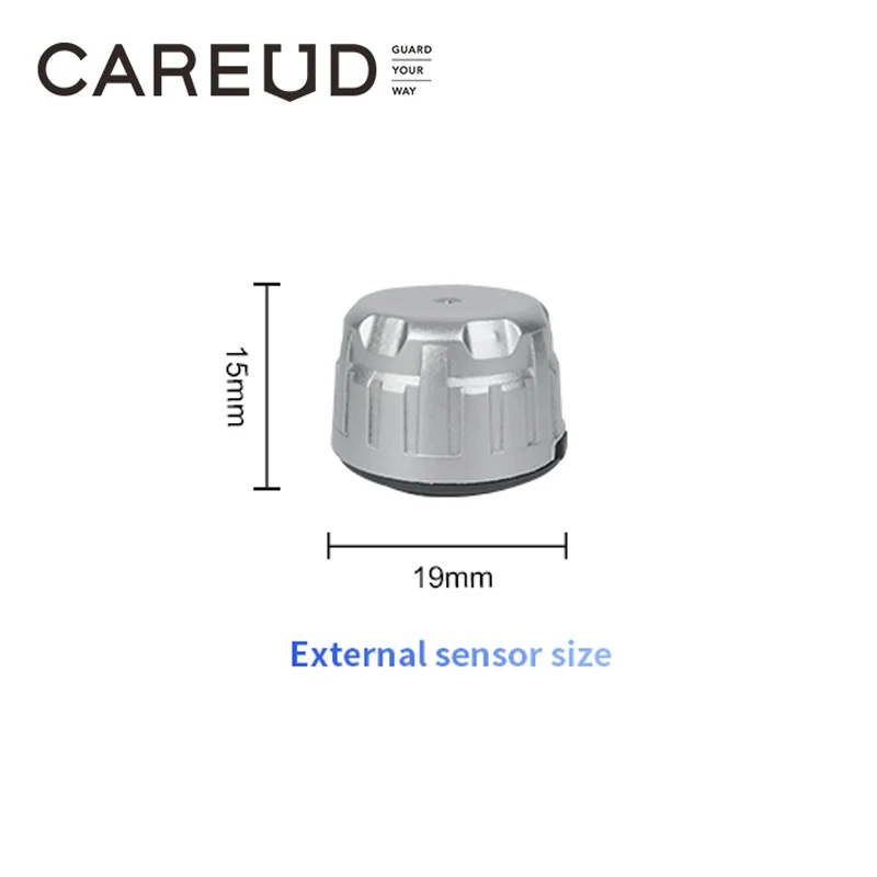 TPMS Sensor Only Used For CAREUD Serial Car Tire Pressure Monitor For External Sensor Broken-Down or Lost