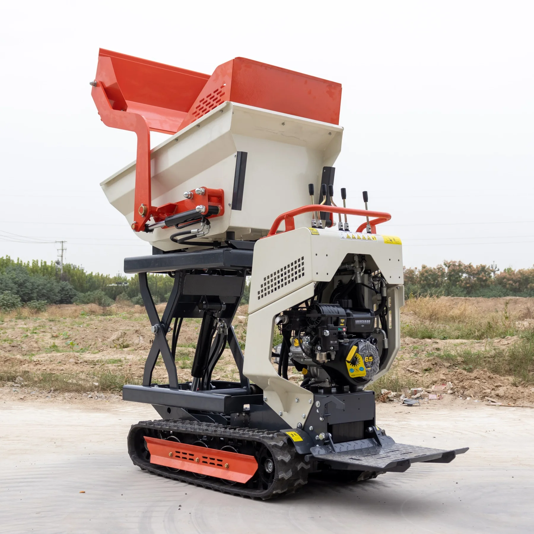 Mini Dumper Da Giardino Cingolato Betoniera Mini Dumper Con Motore Briggs & Stratton Pioneer Benzina