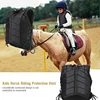 Horse Riding Vest Black Zipper Equestrian Vest for Adult Children Horse Riding Training Waistcoat EVA Equestrian Protective Pad 2