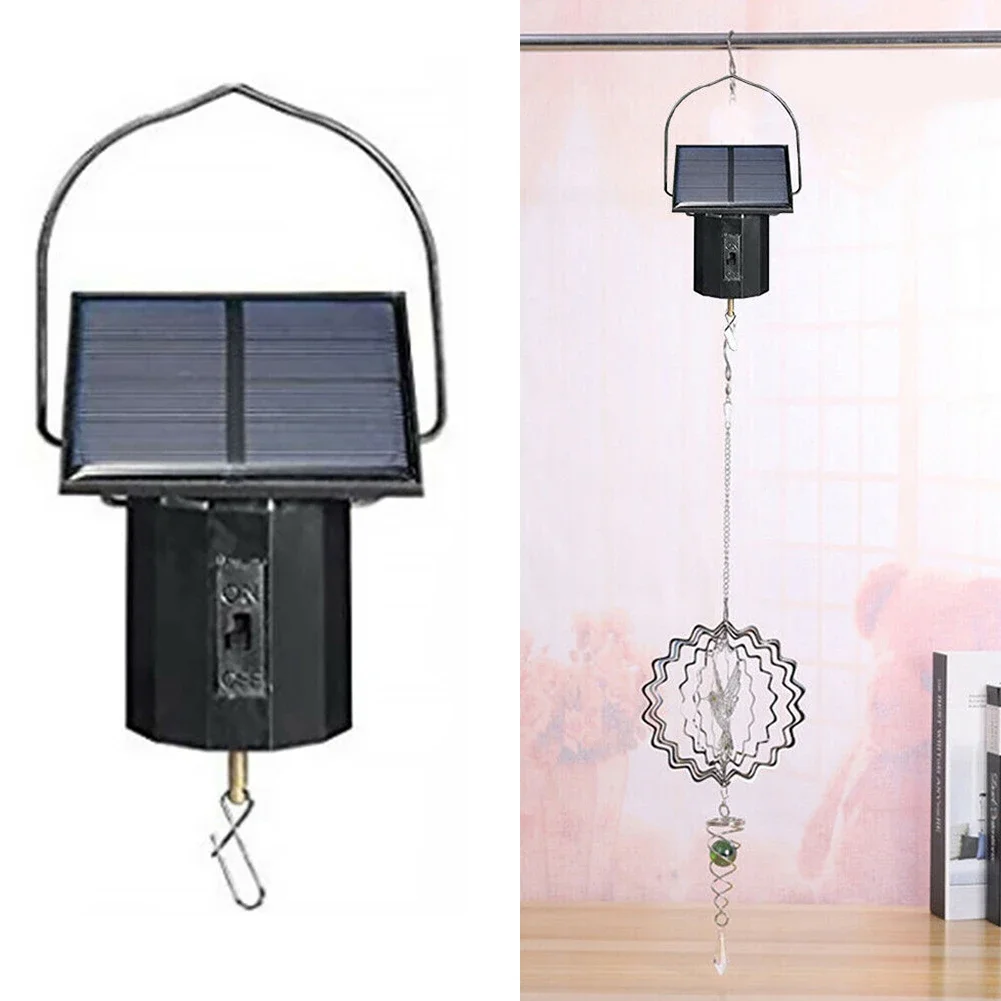 Solar Powered Hanging Wind Motor With Flexible Design And Soothing Sound Solar Motor For Convenient Attachment Lightweight