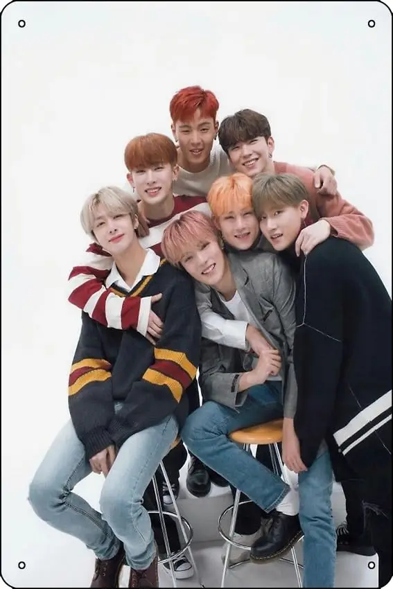 

Постер Monsta X, металлический жестяной знак 12X8 дюймов, забавная мужская пещера, Декор для дома и офиса, бара