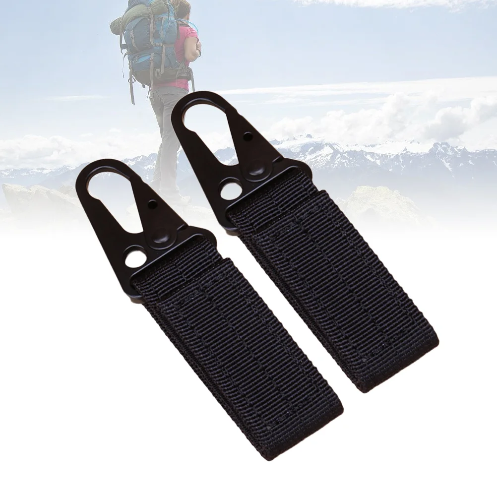 

2 Pcs Outdoor Hanging Buckle Carabiner for Keys Heavy Duty Lanyard Paracord