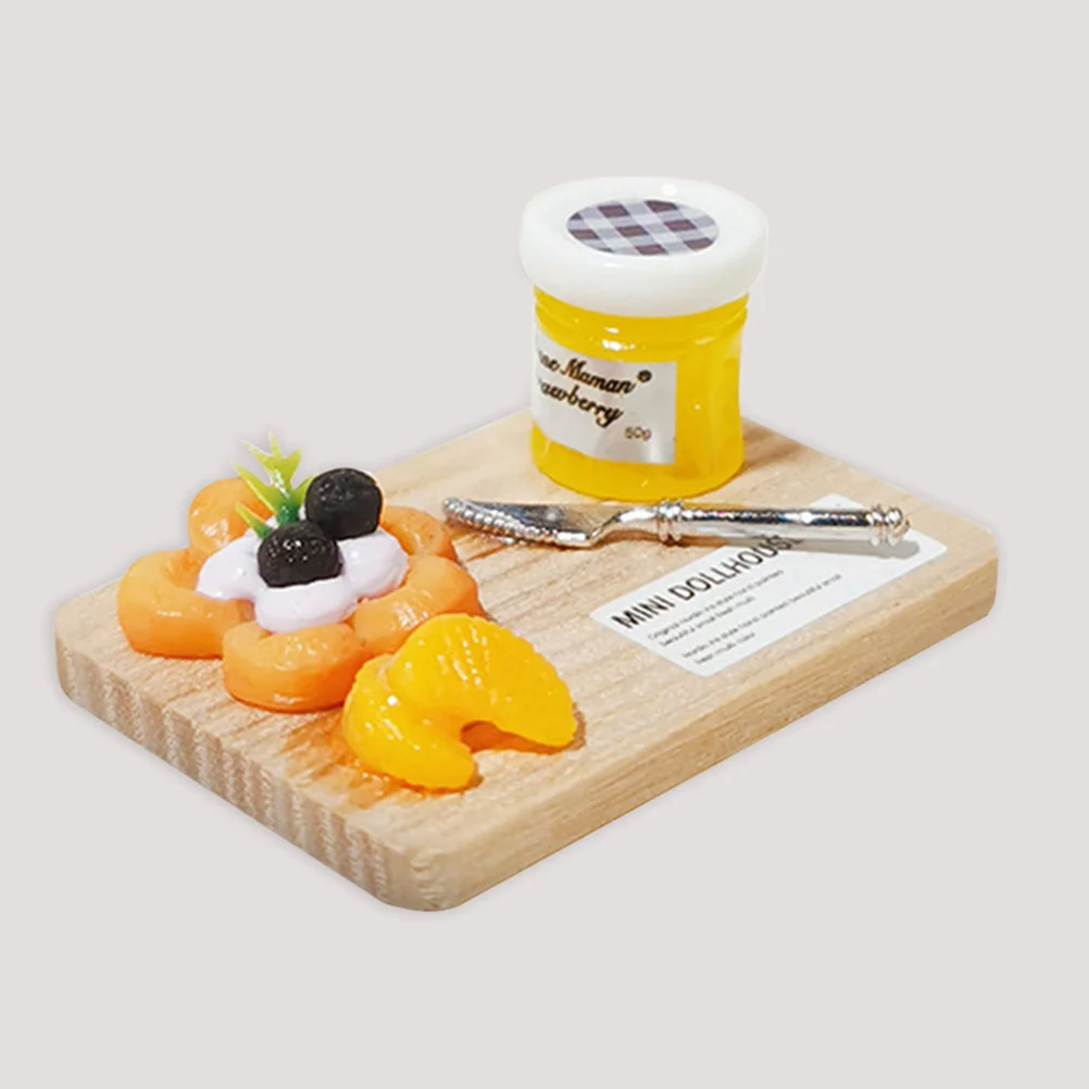 

Аксессуары для кукольного домика, миниатюрный декор мебели, разделочная доска, миниатюрные кухонные игрушки, товары, украшения для еды
