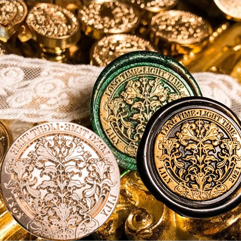 Brass Wax Seal Stamp for Invitations and DIY Crafts