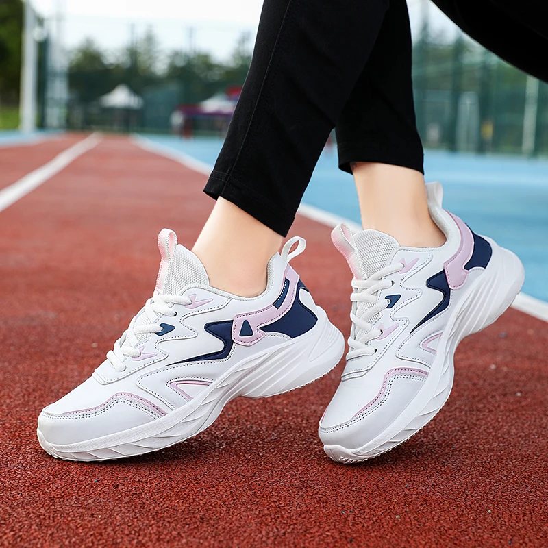 Fashion All-Match Autumn Running Shoes Women Waterproof Sports Fitness Casual Sneakers Ladies Non-Slip Fitness Jogging Shoes