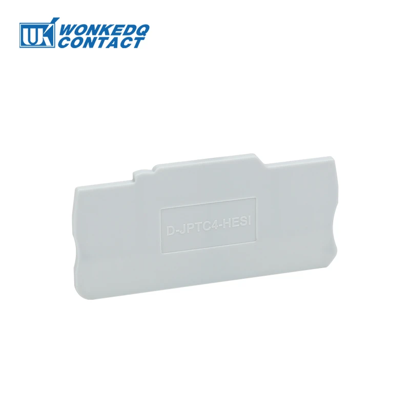 1Pc D-PTC4-HESI End Plate for PTC 4-HESI Connector DIN Rail Terminal Block
