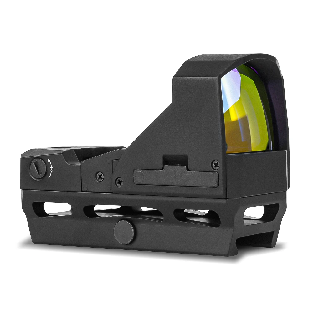Spina Optics Tactical Solar Energy Red Dot Sight 7 Levels Illuminated Riflescope Collimator AR.223 etc