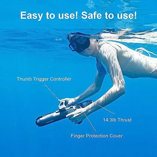 The latest 2024 diving booster underwater propeller diving swimming propulsion equipment suitable for adults and children