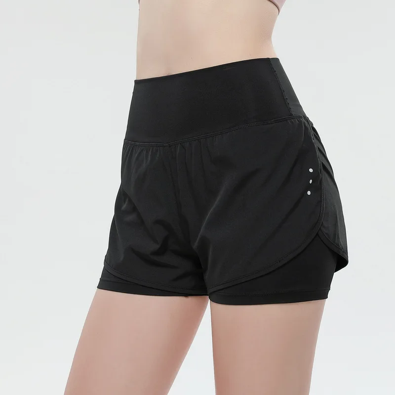 2024 Yoga Shorts for Women Summer Fitness Workout Running Sports Shorts Quick Drying Casual Sportwear with Pocket Breathable