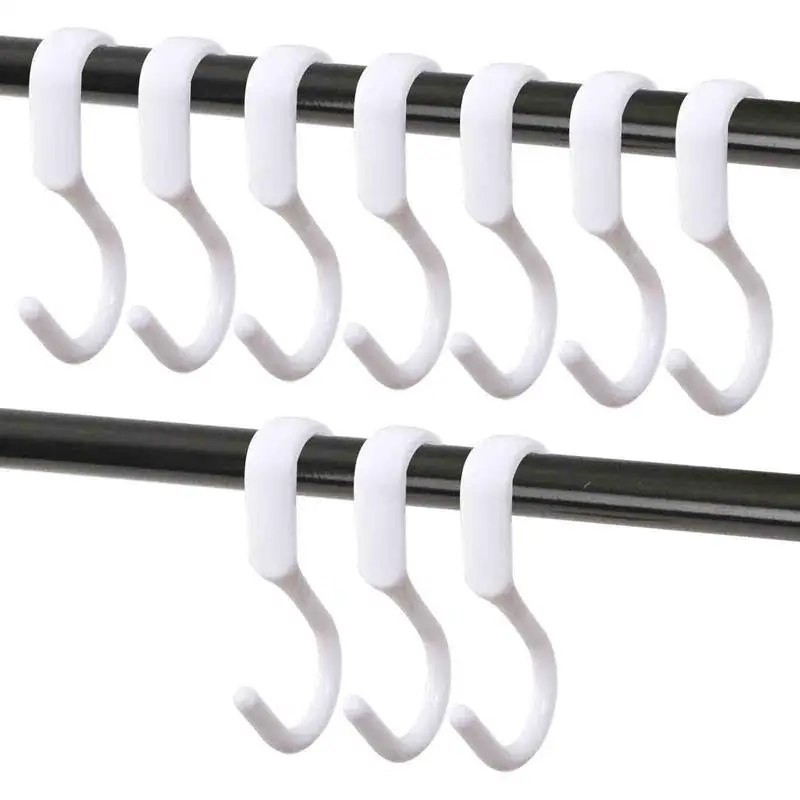 

S Hooks Heavy Duty 10pcs S Hooks For Hang Portable S Hooks Heavy Duty For Hang Pots And Pans Plants Coffee Cups Coats Bags