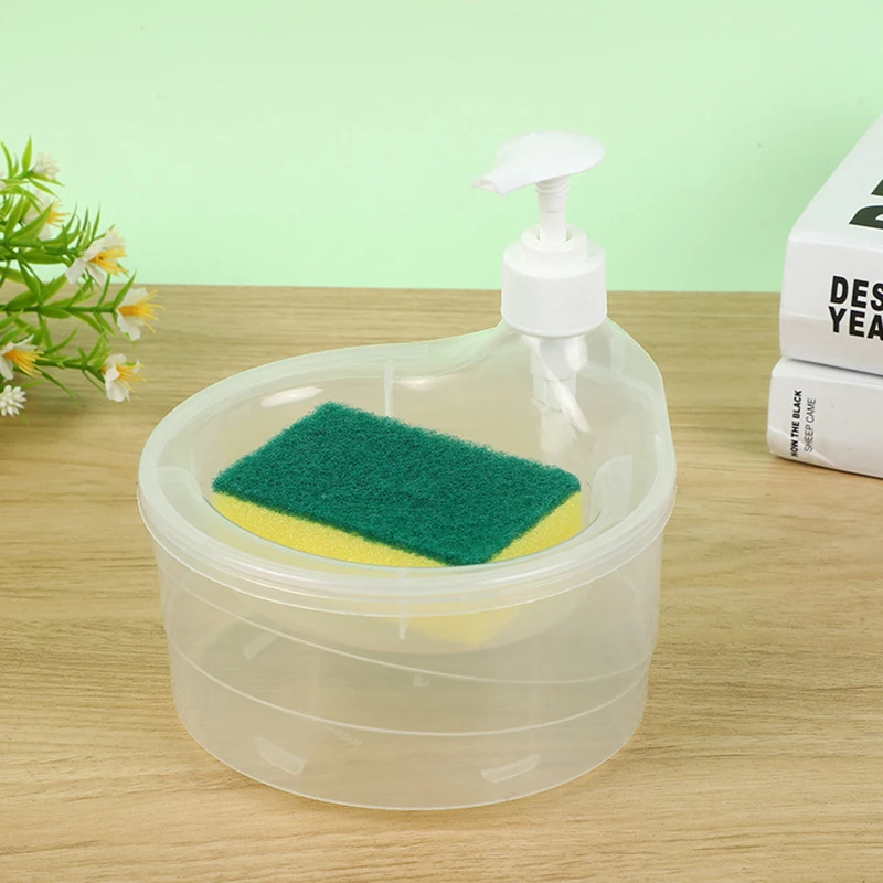 Dishwashing Liquid Automatic Dispenser Portable Soap Liquid Box Kitchen Detergent Press Sponge Soap Kitchen Tools Soap liquid box pressing soap liquid box soap dispenser