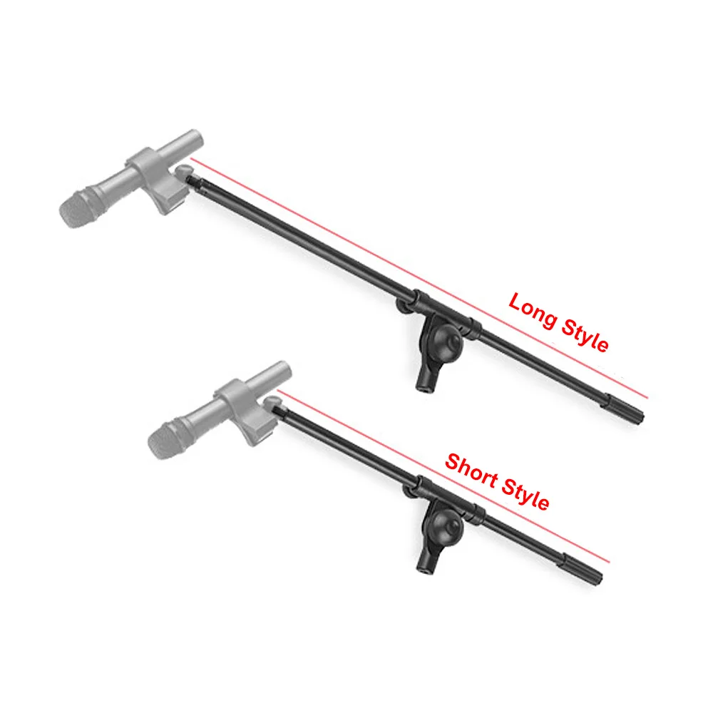 36cm/66cm Metal Microphone Crossbar Stand 3/8 Screw Microphone Mount Bracket Accessories Holder Top Mic Bracket
