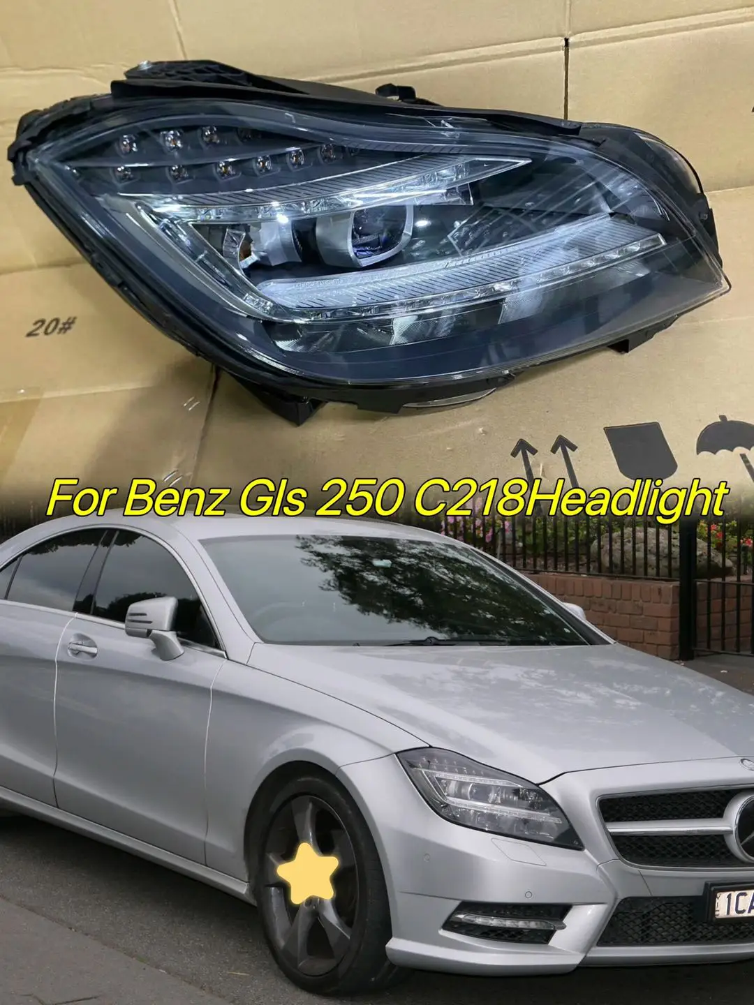 

Оригинальная фара в сборе 2015-2017 для Benz CLS250 CLS218 светодиодный