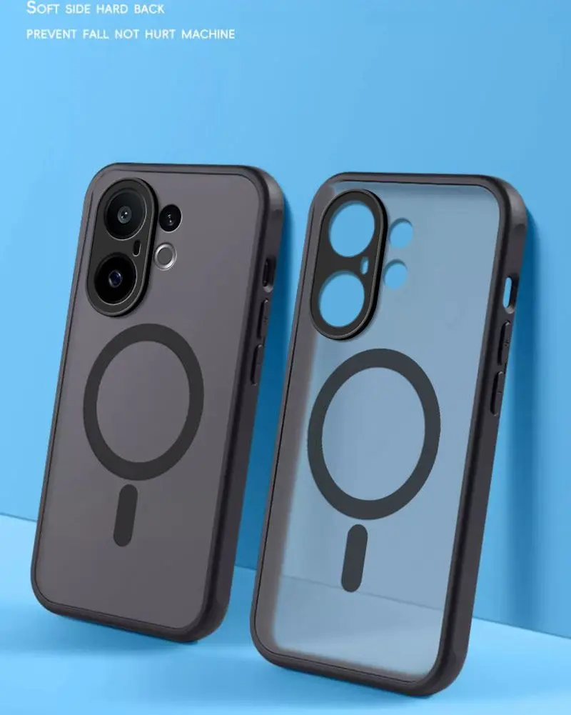 New Magnetic Frosted Translucent Ultra-Thin Anti-Fall Shockproof Case Cover