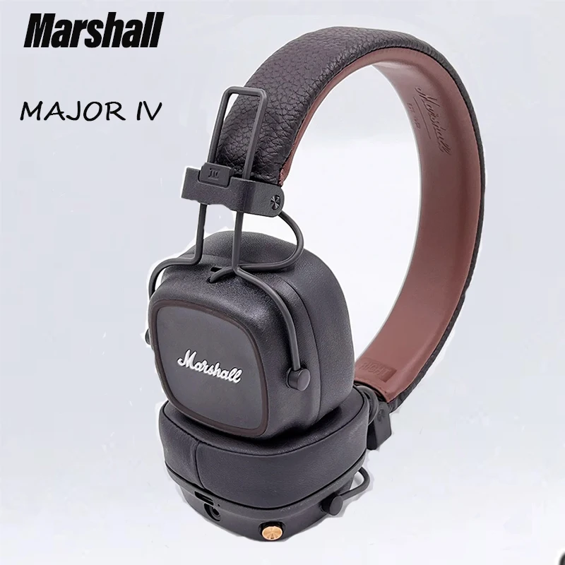 오리지널 Marshall MAJOR IV 블루투스 헤드폰 무선 이어폰 마이크가있는 딥베이스 접이식 스포츠 게임용 헤드셋 