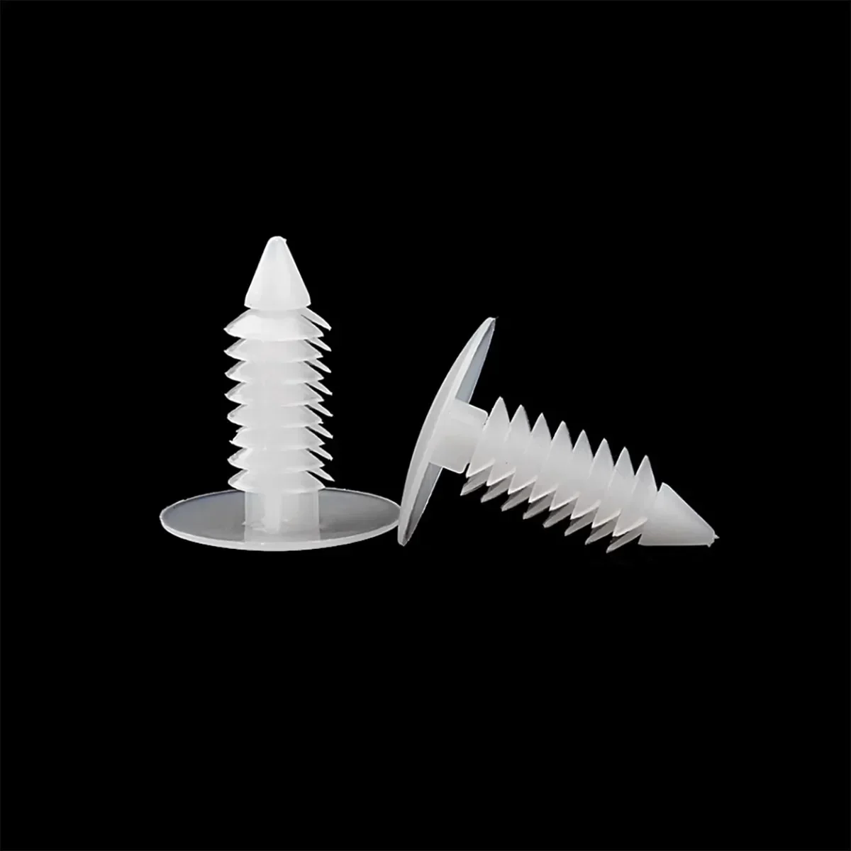 Black White Nylon Tree Shaped Automotive Rivets Automotive Push Type Plastic Snap Rivets