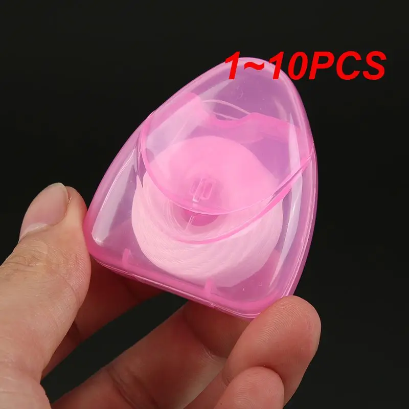 

1 ~ 10 шт. 50 м портативная нить для ухода за зубами средство для чистки зубов с бриллиантами практичные товары для гигиены здоровья уход за полостью рта