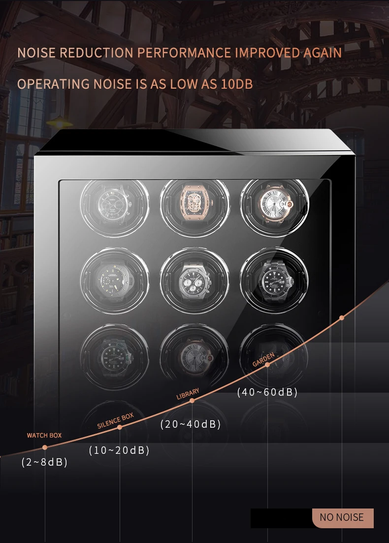 S63cb9ff286524b96b54ac17cf8ca1d7eD Embers Mechanical Watch Winder Automatic Winding Wooden Watch Storage Box Fingerprint Safe With Jewelry Box