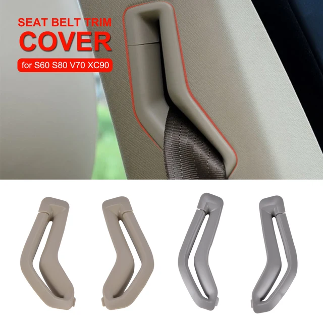 Couvercle De Ceinture De Sécurité Gauche Avant Gris Pour Volvo S60 S80 V70 XC90 - Pièce IRONWALLS ABS
