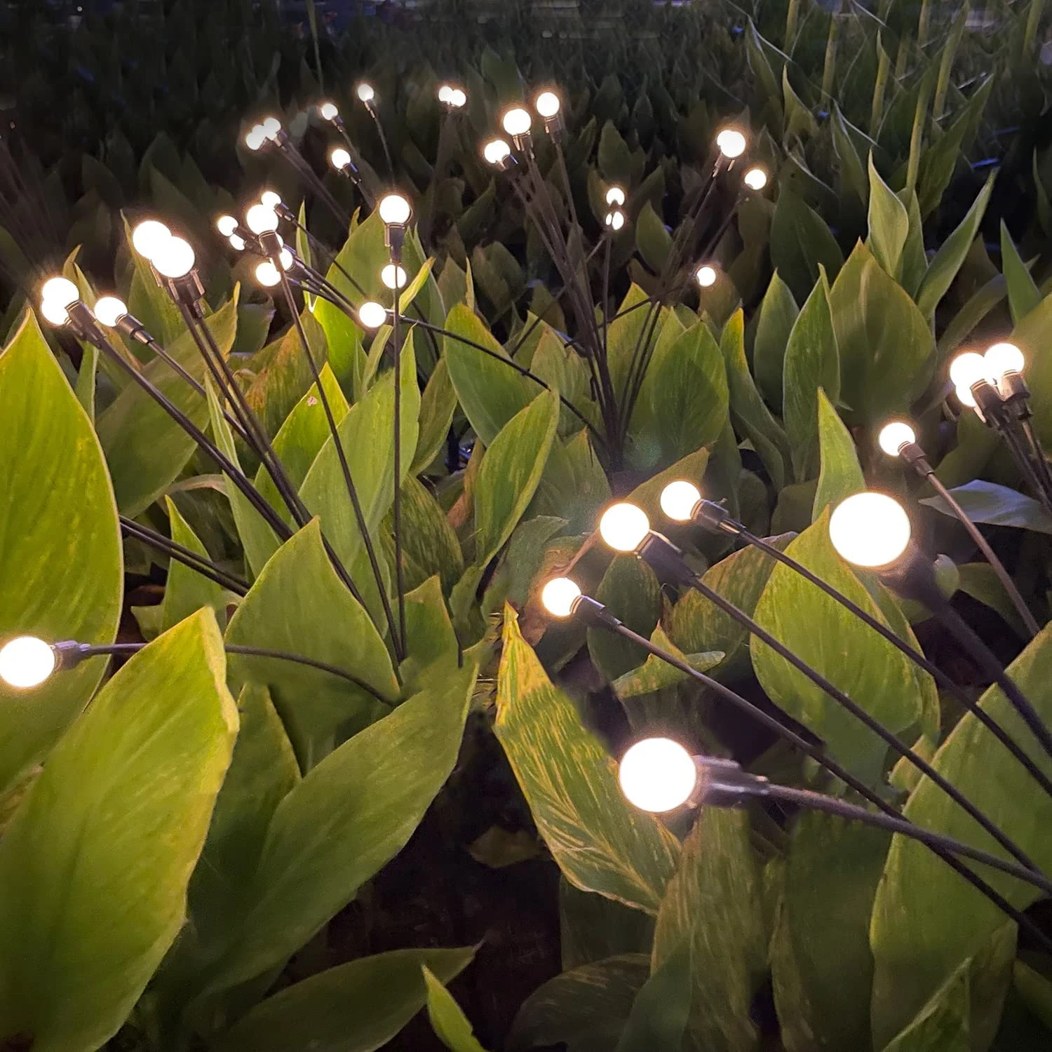 Solar Garden Lights Swaying Light-Sway By Wind Solar Lights Outdoor Garden Decorative Yard Patio Pathway Decoration