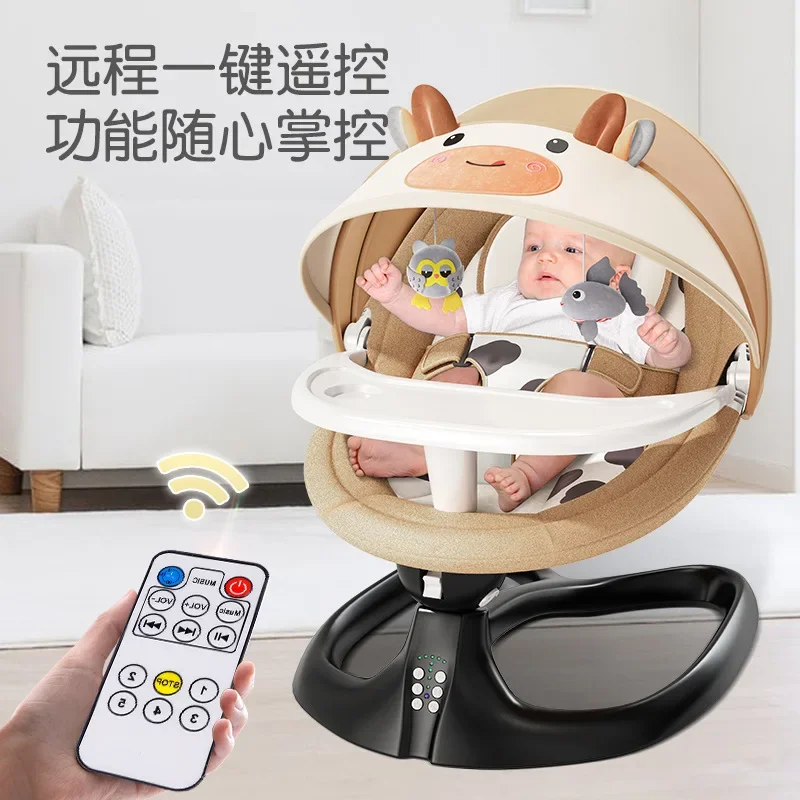 

Baby Soothing Tool Electric Rocking Chair Newborn Comfort Chair Baby Sleeping Lounge Chair Baby Soothing Sleeping Cradle Bed