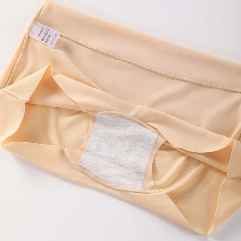 3PCS/set Plus Size Shorts Mid-rise Safety Short Pants New Ice Silk Seamless Shorts Under the Skirt Underwear Women's Panties safety shorts high waist shorts high waist panties seamless panties safety pants high waist underwear women shorts underwear