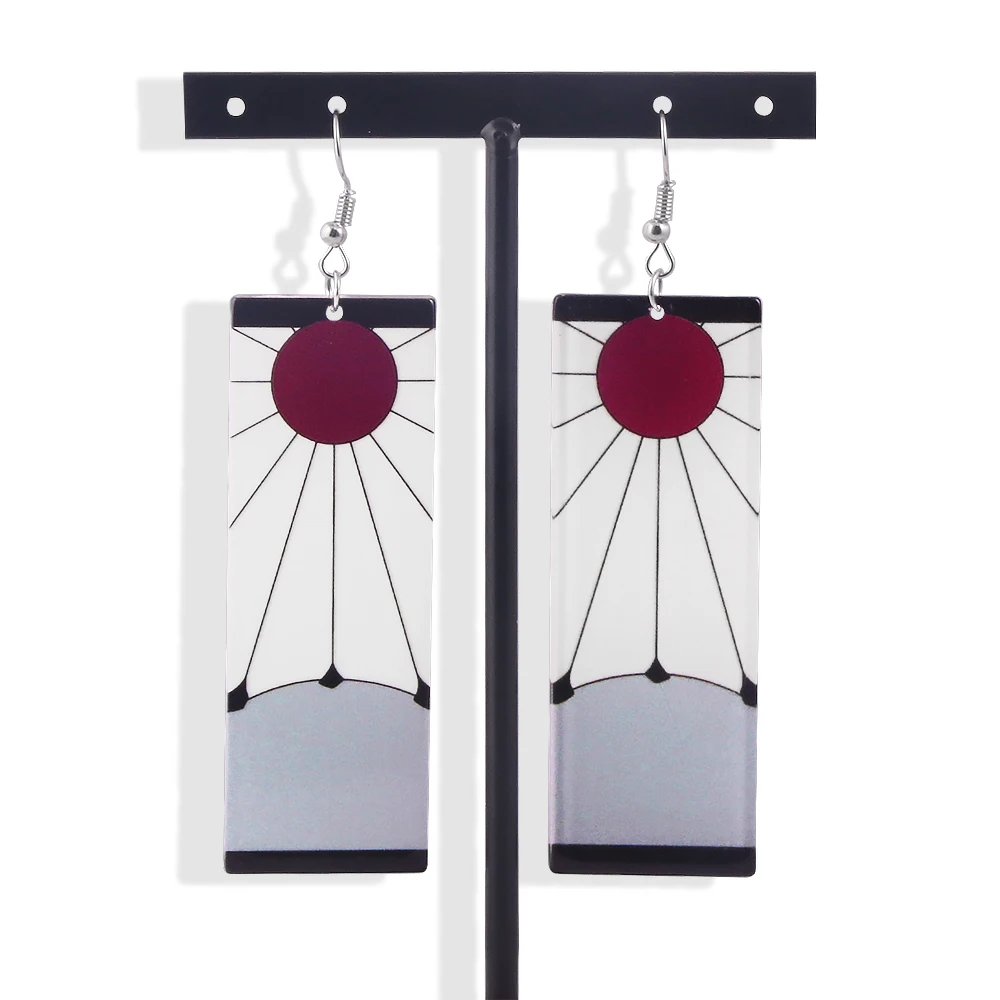 Demon Slayer Kimetsu no Yaiba Drop Earrings Jewelry