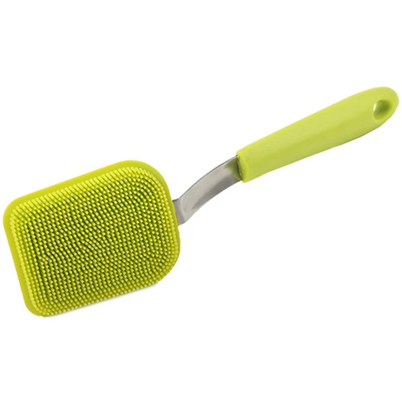 

New Multipurpose Silicone Scrub Scrubber Sponge For Dishwashing, Make Up Brush Cleaner