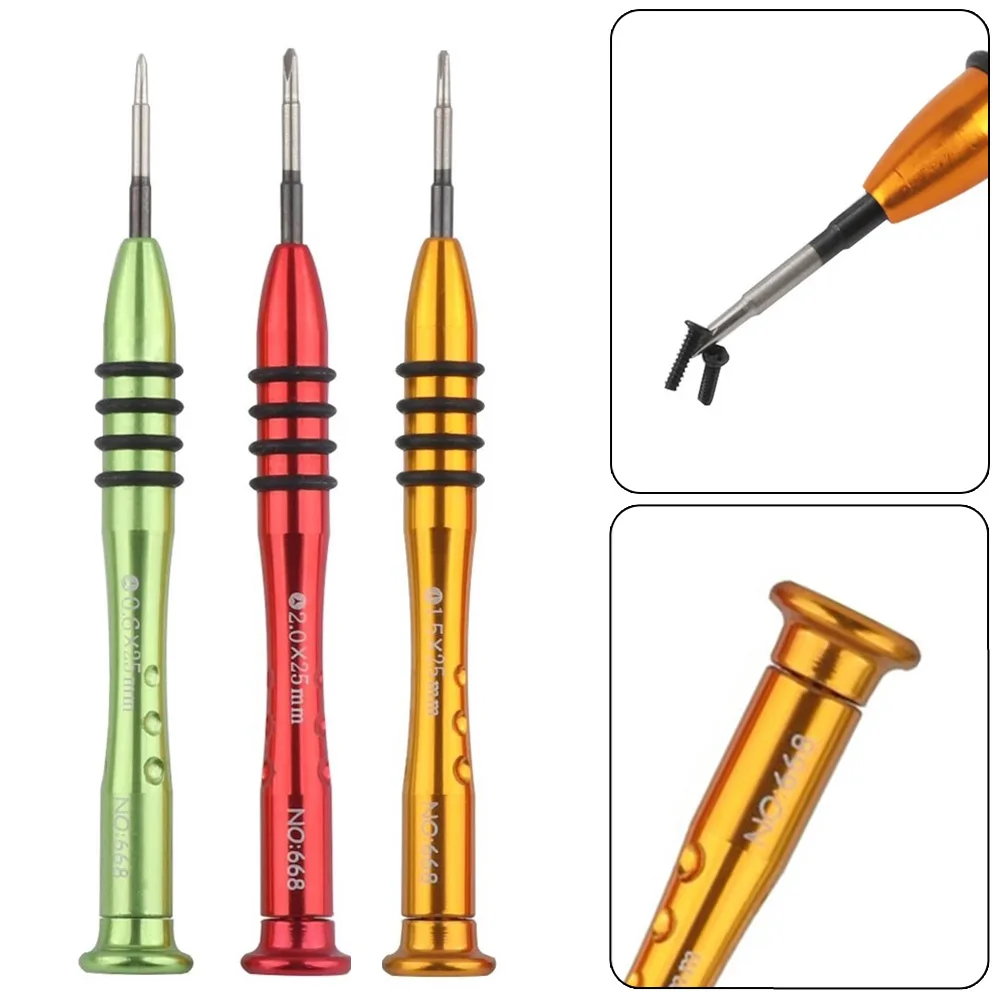 3Pcs 0.6mm 1.5mm 2.0mm Y 팁 Triwing 스크루 드라이버 닌텐도 스위치 전화 시계 PC 수리 정밀 스크루 드라이버 비트