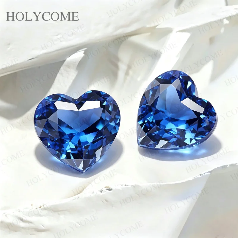 Blauer Saphir Loser Edelstein Schmuck DIY Blauer Edelstein für Schmuckherstellung Halskette Ring Perfekt zum Einlegen Großhandelspreis