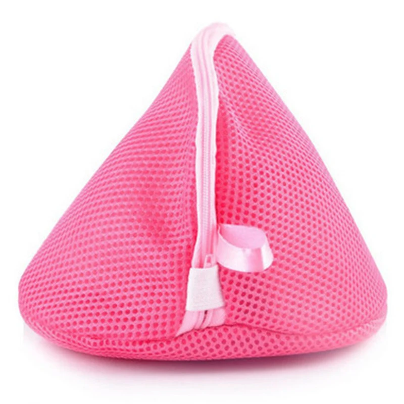 

Triangle Bra Wash Laundry Bag Lady Women Bra Underwear Washing Machine Protection Net Mesh Bag Lingerie Hosiery Mesh Bag