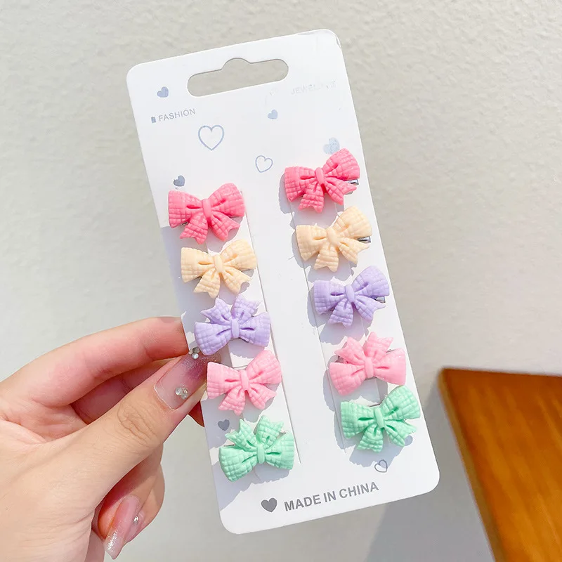 Hair Accessories 10PCS/Set Girls Cute Cartoon Hair Clips Kids Lovely Hairpins Headband Barrettes Fashion Hair Accessories Pin Baby Headdress