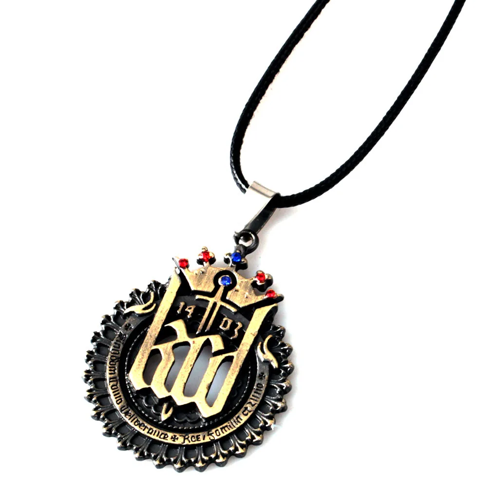 Kingdom and Come Necklace Classic Game Deliverance Series Pendant Inlay Crystal Exquisite Chain Jewelry Accessories 3