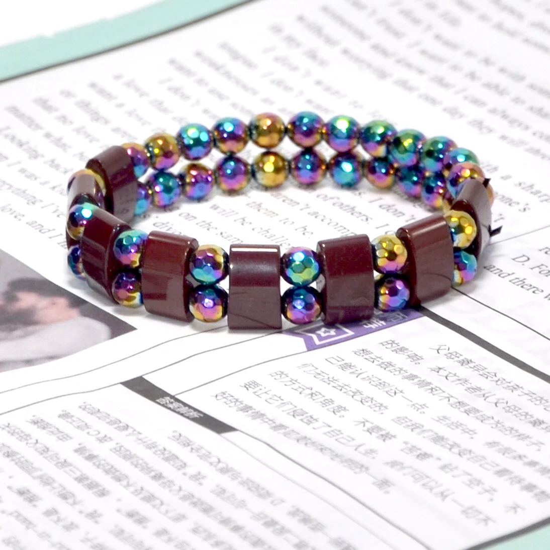 Magnetic Black Stone Slimming Bracelet 5