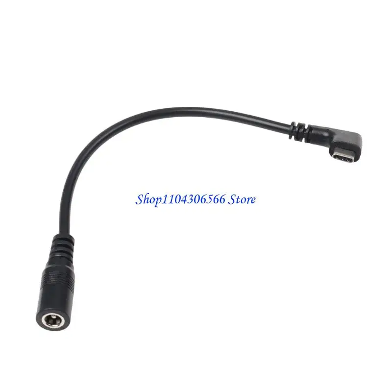 02DD 유형 C 12V 5.5x2.1mm 스텝 업 컨버터 케이블 전원 공급 장치 USB C 케이블(5.5mmx2.1mm 카메라용 충전 케이블 포함)