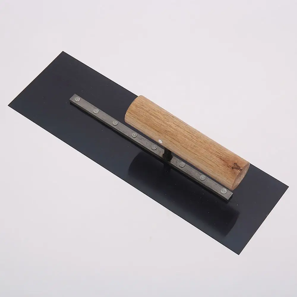 New Construction Tool Epoxy Floor Trowel Bricklayer Plastering Skimming Plaster Trowel Spring Steel 30CM Concrete 1Pcs