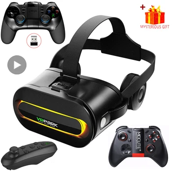 스마트폰 VR 안경, 블루투스 3D 장치, 가상 현실 헤드셋, 헬멧 고글 렌즈, 스마트폰 모바일 셀 비아