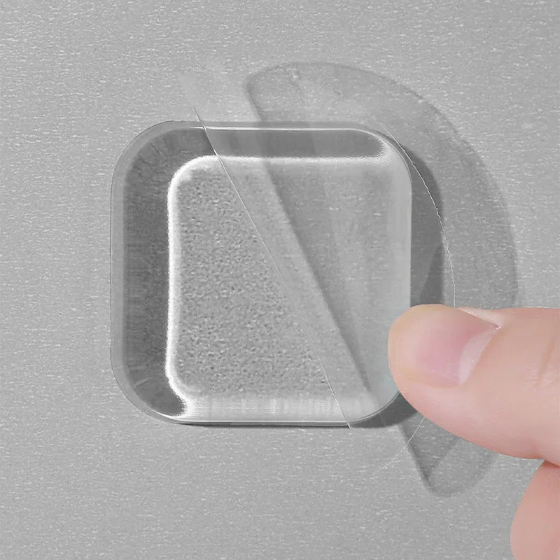 Door Stopper 6pcs Silicone Stickers Handle Bumpers Adhesive Mute Anti-Shock Protect Pad