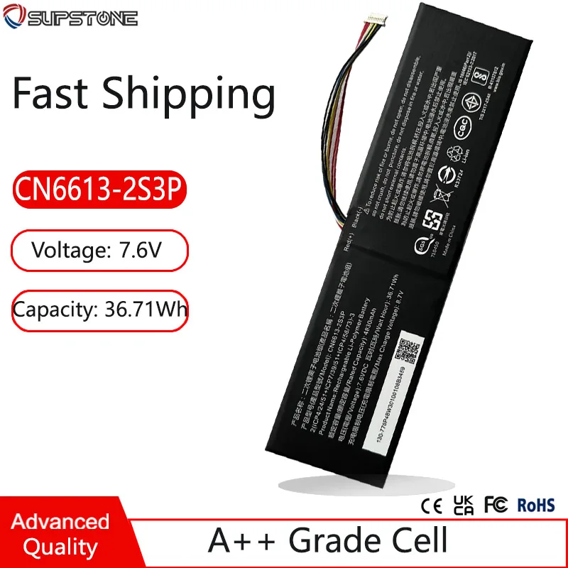 

CN6613-2S3P Laptop Battery For Avita NS13A2 NS13A4 NS14A2 NS14A6 NS14A8 NS14A9 NS15A6 Paura14 PT3473125-2S MaibenS431 VJE151G11W