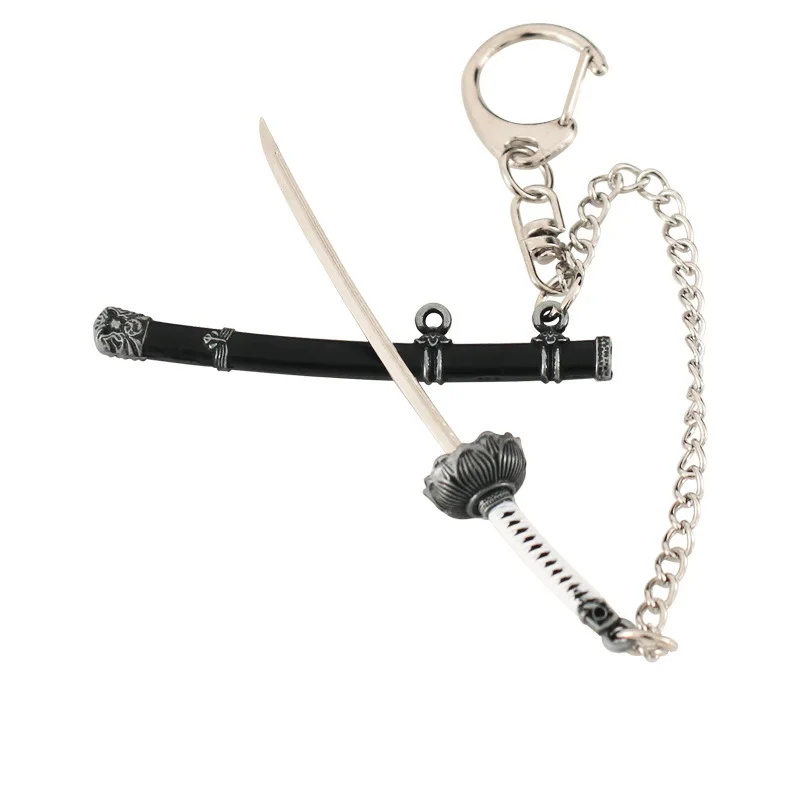 9cm Mortal Blade Open Gate Model Pendant Keychain for Men