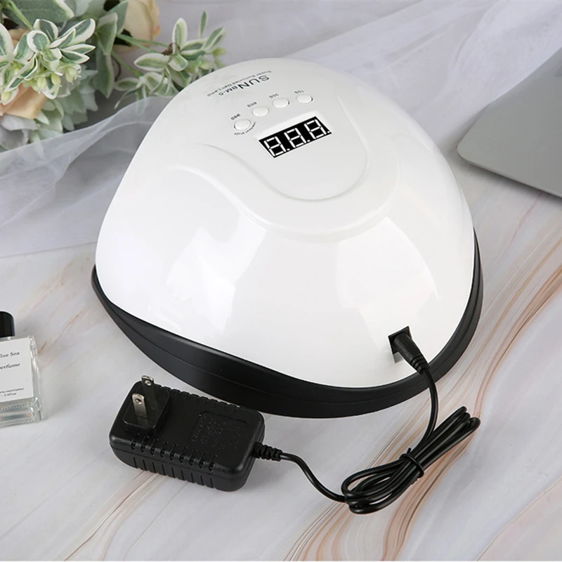 MAX UV 66 LEDs Nail Lamp for Manicure Gel Polish Drying Machine with Large LCD Touch 66LEDS Smart Nail Dryer 6