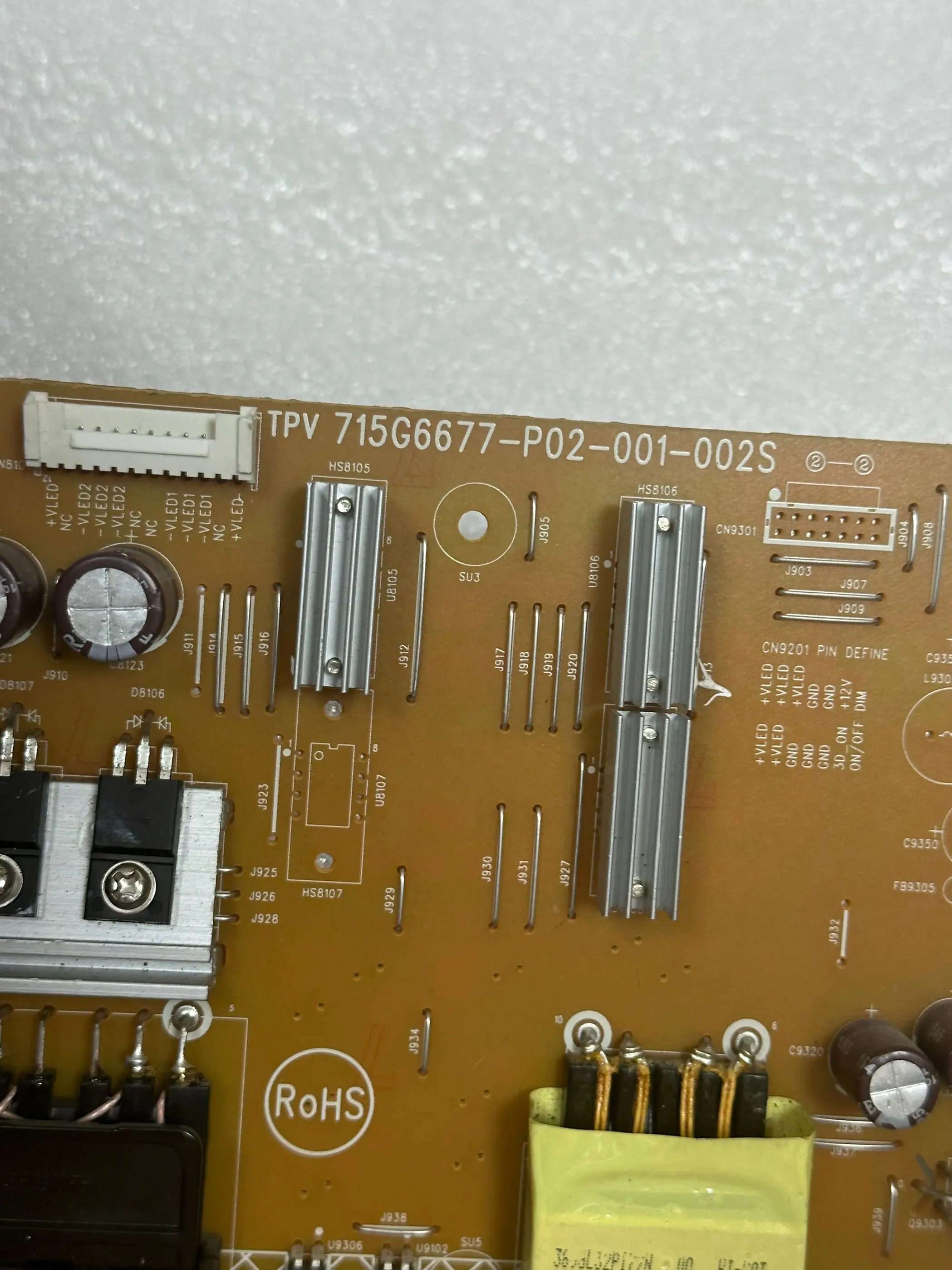 Original Painel de Energia 55pff3750 Ld55v02s 715g6677-p02001-002s - Imagem 2