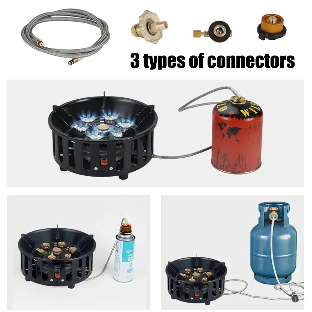 19800W 7-Core Camping Stove High-Power Gase Burner Windproof Stove Electronic ignition Outdoor Stoves Hiking Camping 2023 3 19800W 7-Core Camping Stove High-Power Gase Burner Windproof Stove Electronic ignition Outdoor Stoves Hiking Camping 2023 3