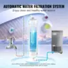 Commercial Ice Maker Machine, 100 lbs/24H Ice Maker Machine with 27.5 lbs Storage Capacity, 45 Ice Cubes in 12-15 Minutes, LED 4
